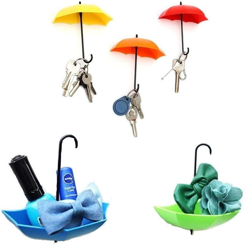 Plastic Umbrella Key Holder Hanger Hooks